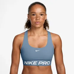 NIKE Pro Light-Support Sport-BH Damen 486 - work blue/white M
