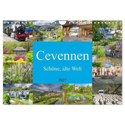Cevennen - Schöne alte Welt (Wandkalender 2027 DIN A4 quer), CALVENDO Monatskalender