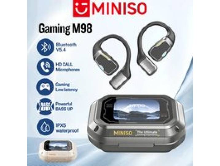 [AI Vertaler] MINISO M98 Draadloze hoofdtelefoon OWS Sport Bluetooth-oortelefoon Gaming-headset ASMR APP Vertaling Oordopjes IPX5