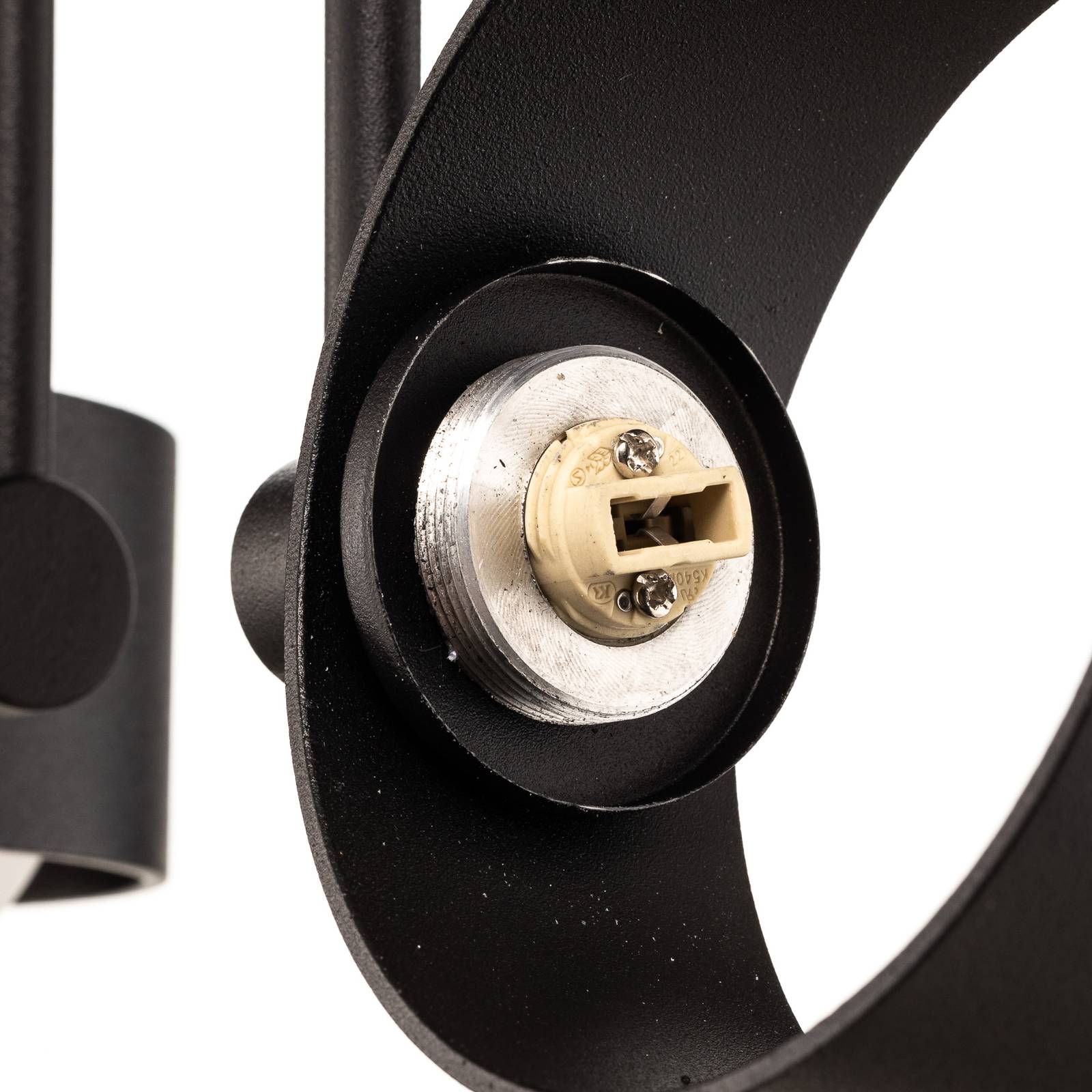 Ceiling Light Mado Argon, dimmable, Black, Living / Dining Room, metal, Modern, Ceiling Light