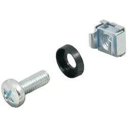 Schroff 19"-Zubehör mechanisch, Serverschrank Zubehör, Silber