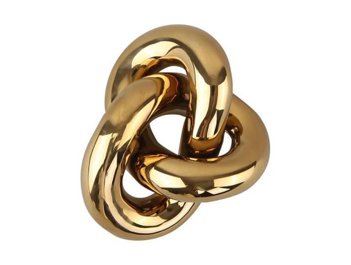 Cooee Design Décoration Knot Table Large Light Gold