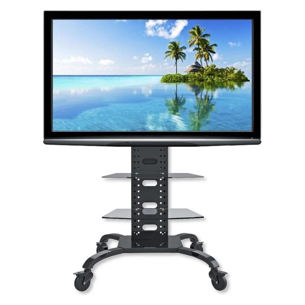 Techly TV LED/LCD Wagen f. LCD LED TV mit 2 Ablagen (68 kg, 31" - 70") (ICA-TR8)