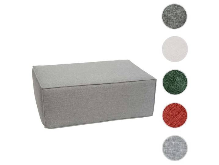 Ottomane/accessoire pour canapé HWC-O54 38x97x70cm gris clair
