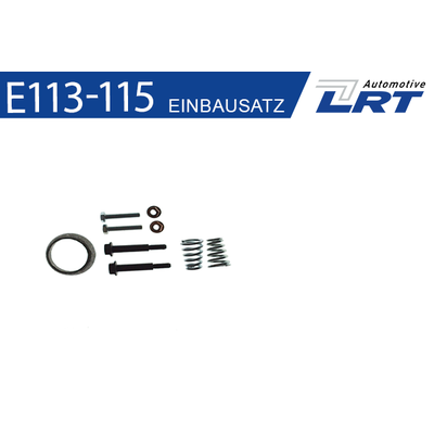LRT Montagesatz, Katalysator E113-115