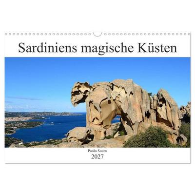 Sardiniens magische Küsten (Wandkalender 2027 DIN A3 quer), CALVENDO Monatskalender