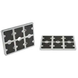 Schmalz Aluminium Saugplatte für Blocksauger oben VCSP-O 160x120x45mm Mosgummi