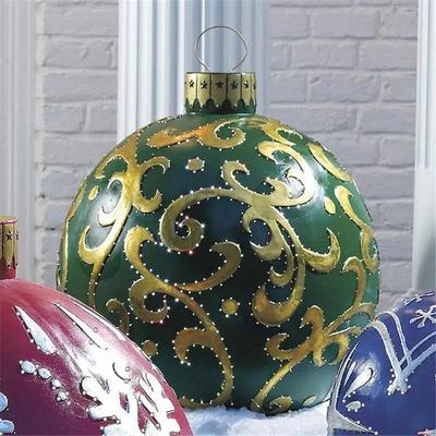 Uplift Treasures Giant Inflatable Christmas Decoration Ball For Outdoor Party Decor 19
