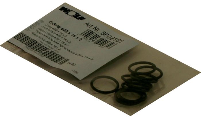 Wolf O-Ring 22x18x2 8602165 für GB, TGB, Satz a 10 Stück