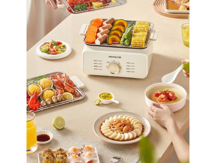 Cuiseur vapeur électrique multifonctionnel pour la maison, grande capacité, multicouche, machine à cuire les aliments à la vapeur