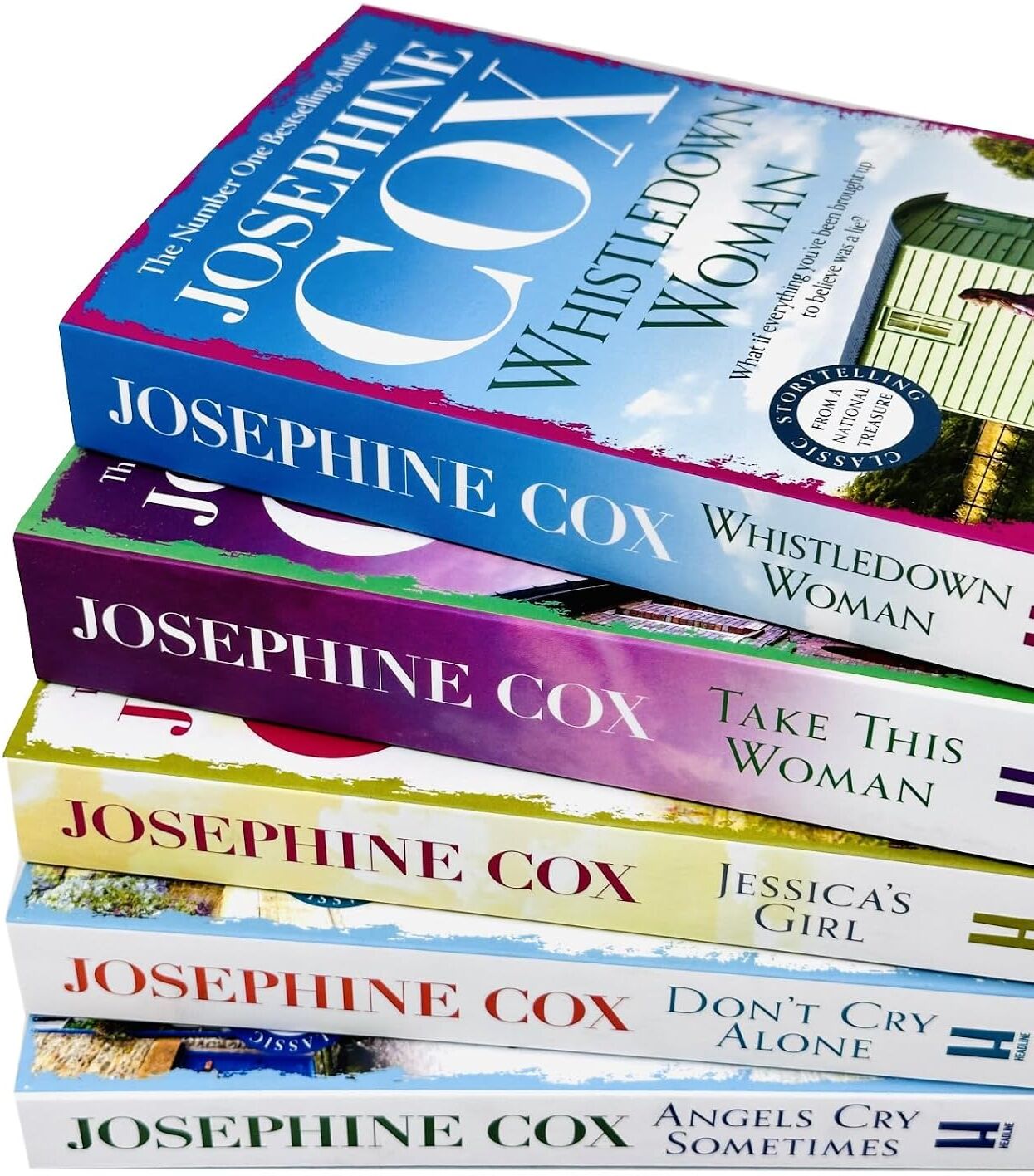 Josephine Cox Collection 5 Books Set (Whistledown Woman, Take this Woman, Jessica's Girl, Don't Cry Alone)