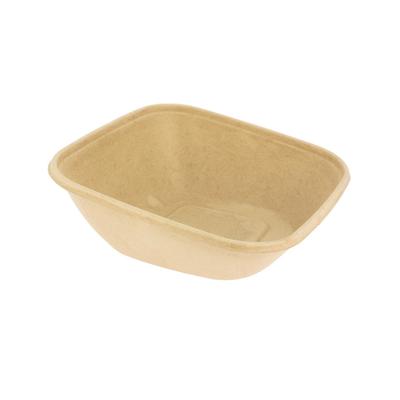 MONOUSO - Verpackung Zuckerrohr "Vision" 750ml 190x190x70mm (50 Stück)
