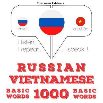 1000 essential words in Vietnamese - JM Gardner, Audio, 9782821129573