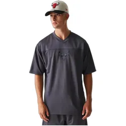 New Era, Herren, Sportshirt, NBA Basketball Shirt Jersey - Chicago Bulls - S (S), Grau, S