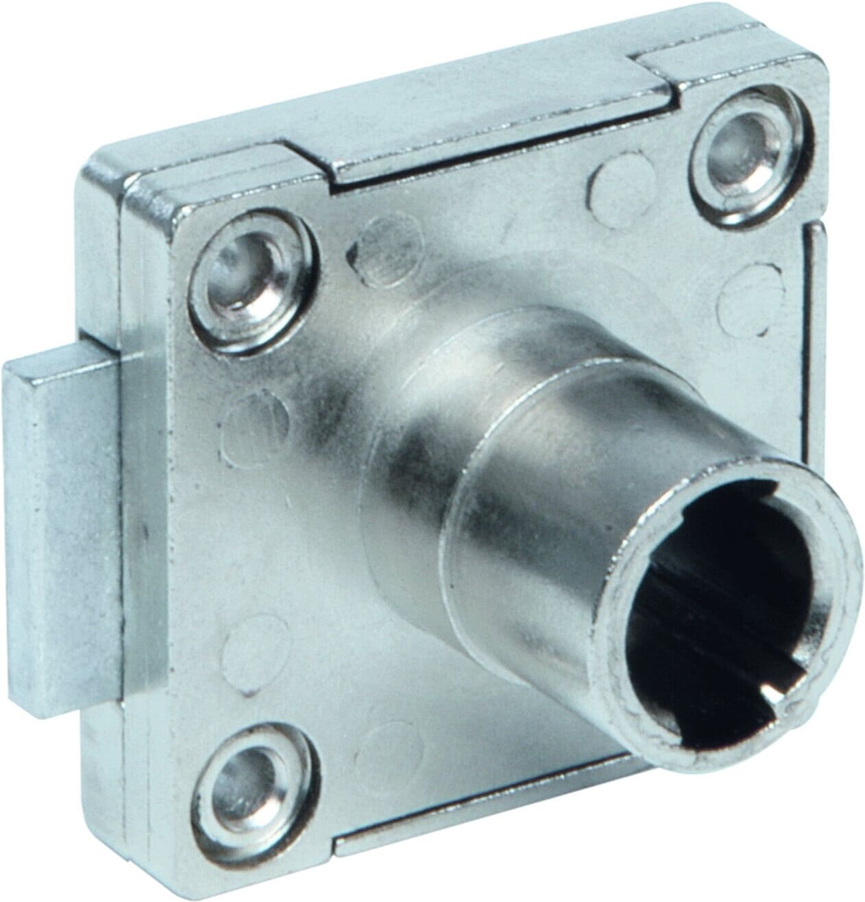 JuNie Möbel-Riegelschloss FURORE 8504,D 25mm aufliegend MT vern., rechts/links (8504.25002)