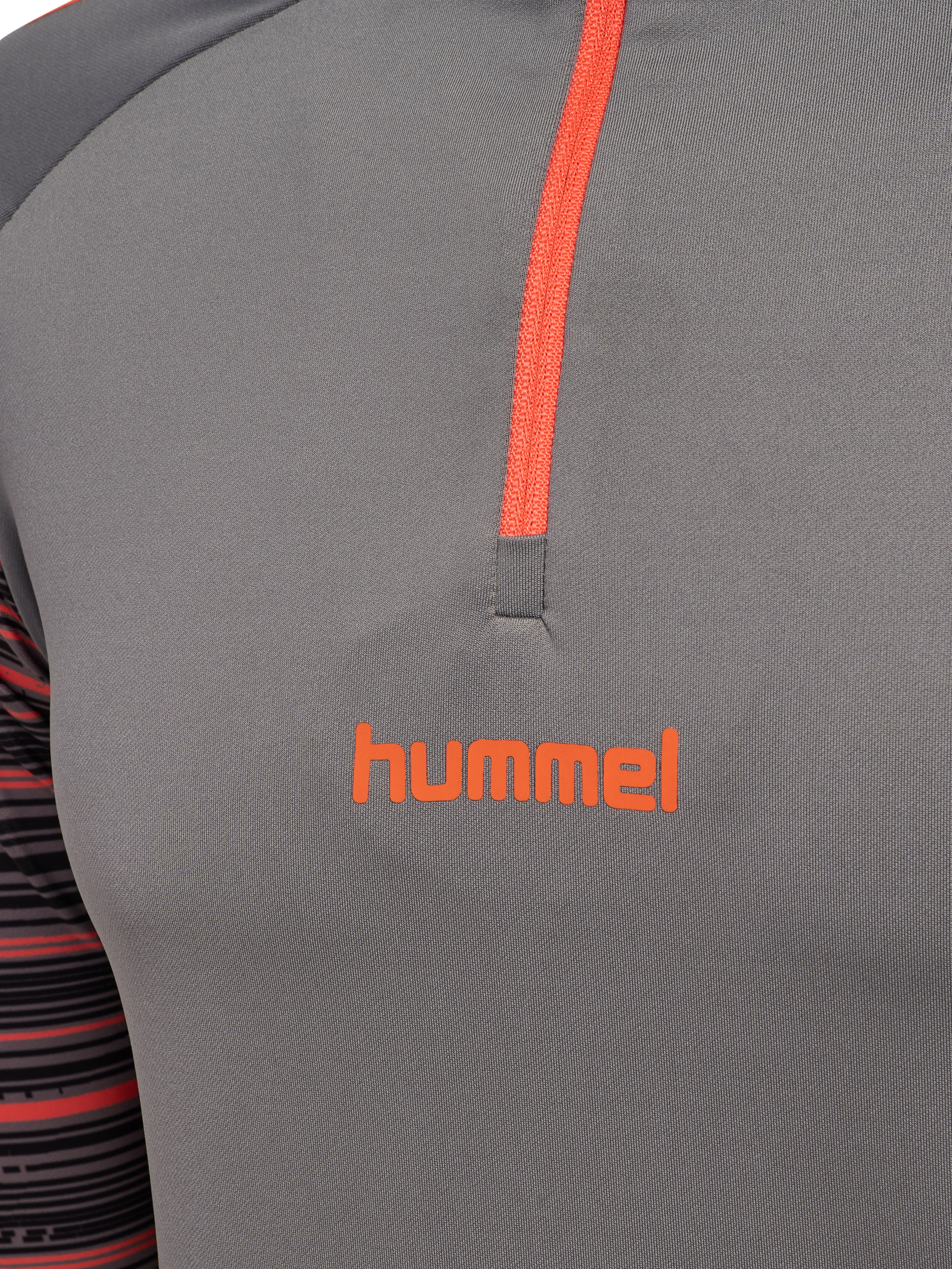 Trainingsshirt HUMMEL "HMLBLAZE PRO TRAINING HALF ZIP", Damen, Gr. 3XL, grau (steel gray), Obermaterial: 90% Polyester, 10% Elasthan, Shirts Trainingsshirt, schnell trocknend, atmungsaktiv, aus Polyester und Elasthan steel gray 3XL