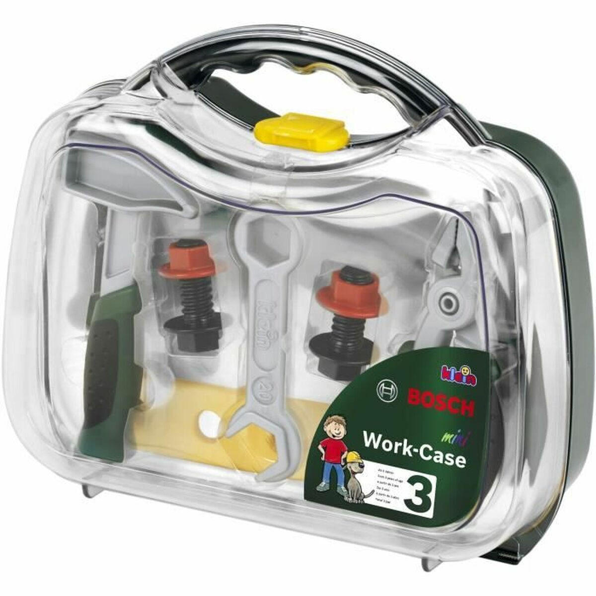 Bosch transparante gereedschapskoffer met accessoires Klein 8452