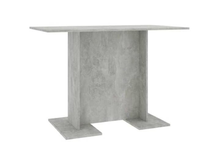 KDACVBMG Esstisch, Betongrau, 110 x 60 x 75 cm, Spanplatte Breite rechteckige Platte, stabiles Fußteil, einfache Reinigung, feuchtes Tuch, Familienessen, minimalistischer Stil