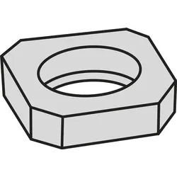 Wendeplatten-Unterlegscheibe ISO SSN 100312:GJ11 Brutto-G.4,22g Farbe Silber