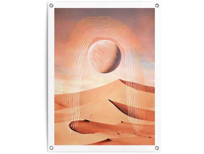 Tuinposter Woestijn - 80 x 60 - Canvas - REINDERS