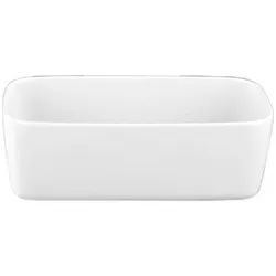 Seltmann No Limits Rechteckig Weiss 35.7 x 23.3 cm, Auflaufform, Weiss