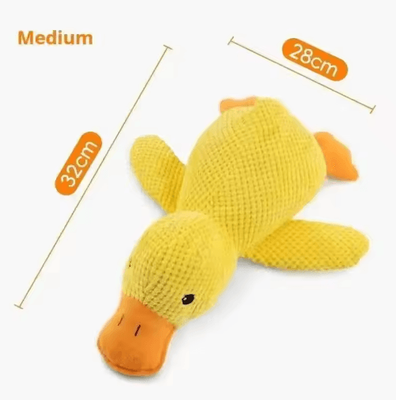 Inspire Picks Duck Plush Dog Toy With Quacking Sound Durable Chew & Teeth Grinding Companion For Dogs medium Duck