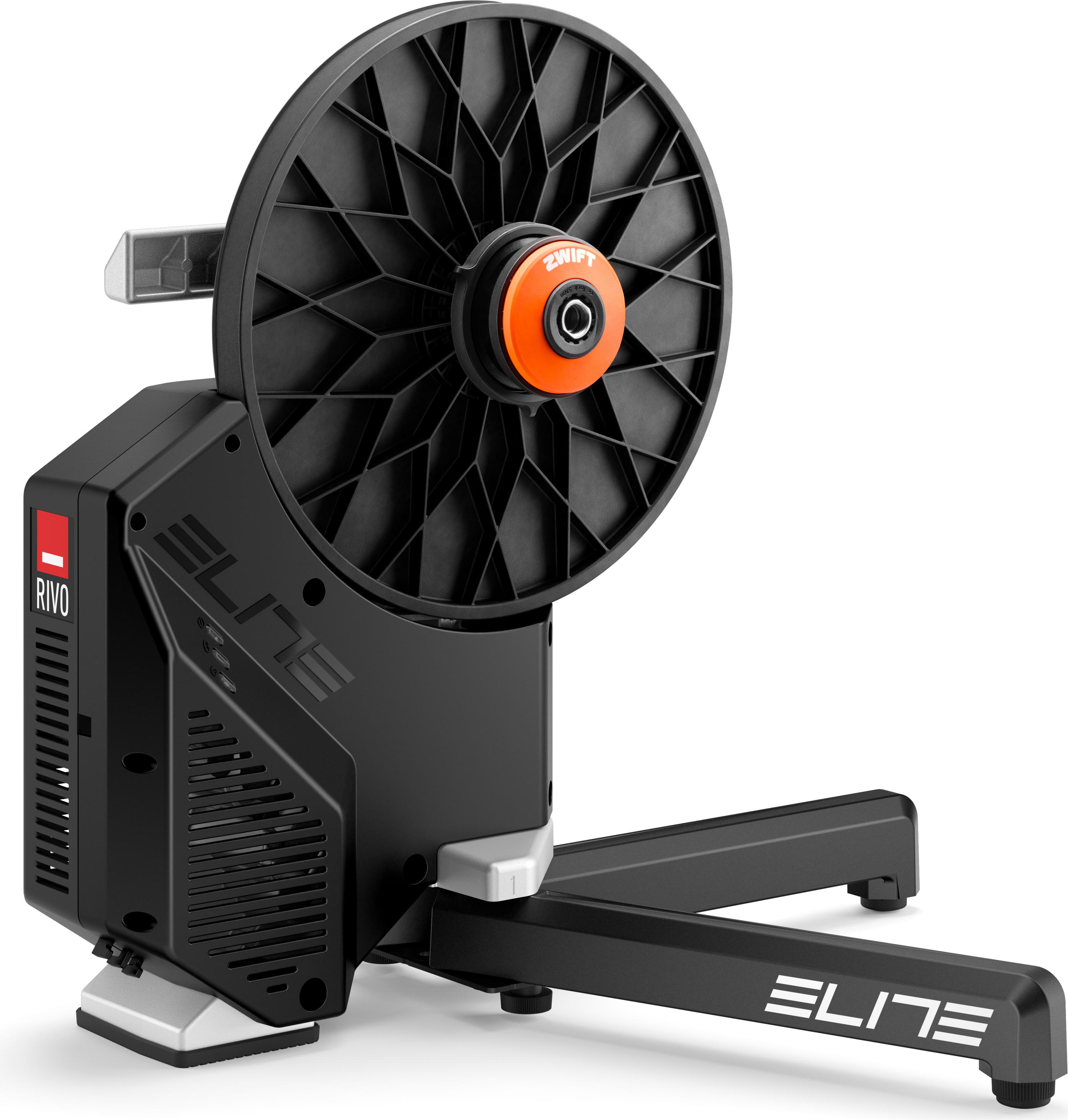 ELITE Rollentrainer Rivo XR W/Zwift Cog - kompakter Smart-Trainer.