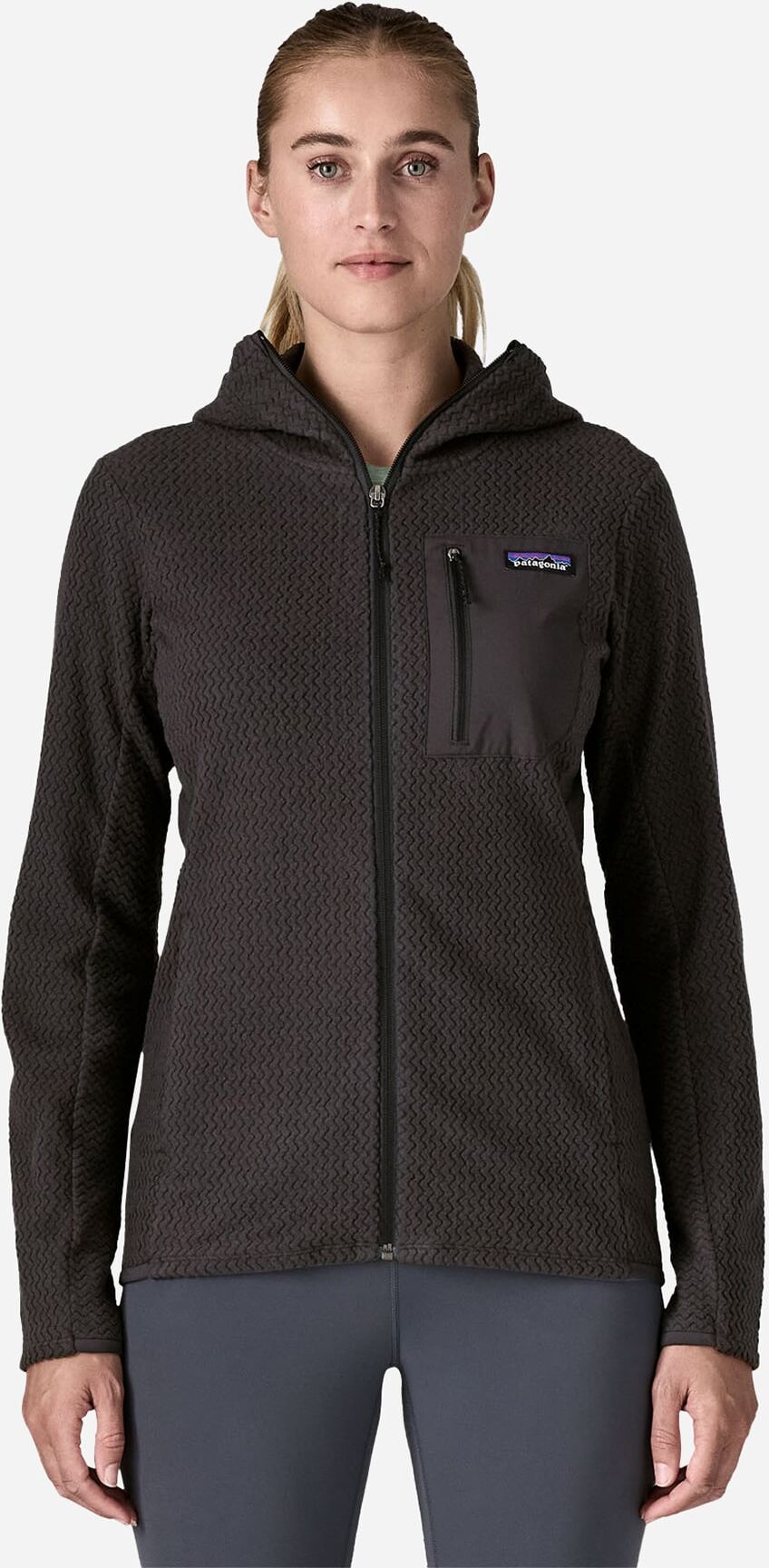 Patagonia R1 Air W - Pile - Donna - Nero XS