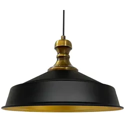 Bamyum Pendelleuchte Asletl-Knob, Metall, 41 cm, Schwarz Lampe