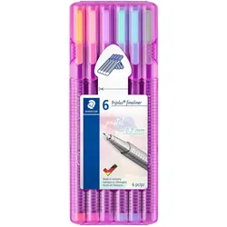 Staedtler, Schreibstifte, Fineliner (6x)