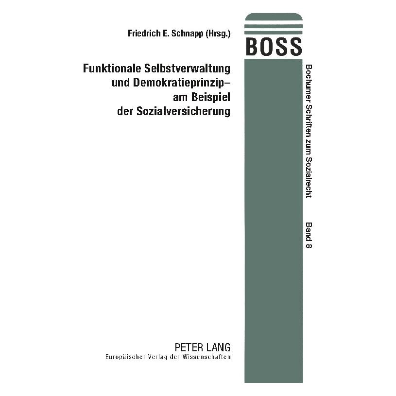 Peter Lang Funktionale Selbstverwaltung und Demokr (Deutsch, Softcover) (64883904)