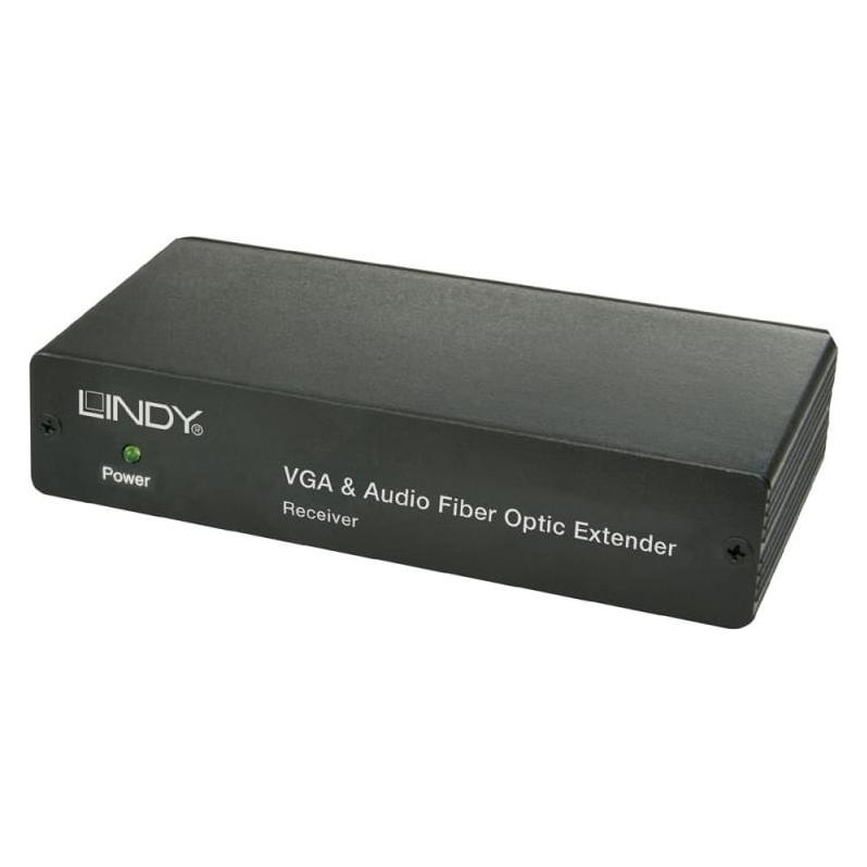 Lindy VGA + Audio LWL Extender 750m Local + Remote Unit (32541)