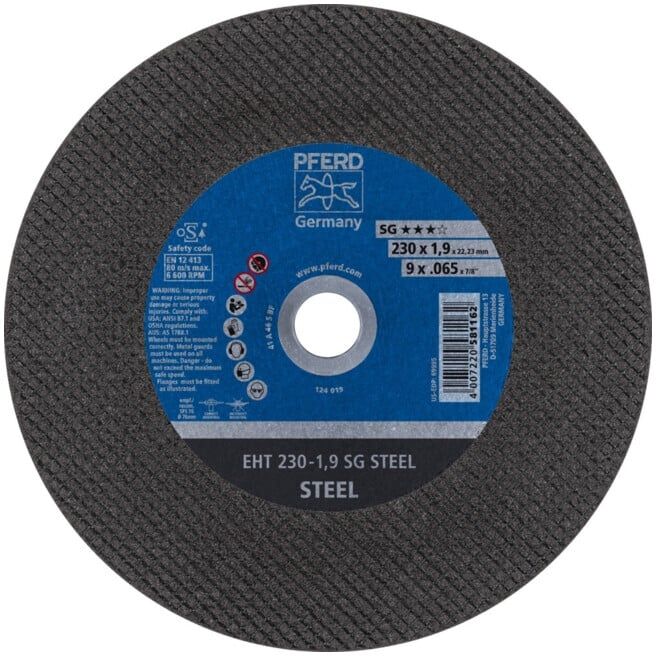 Pferd Disque de séparation droit A46SSG 230x1,9mm (61328131)