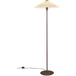 Lux.Pro, Stehlampe, Stehleuchte Appledore Metall 149 cm Braun/Weiss (E27)