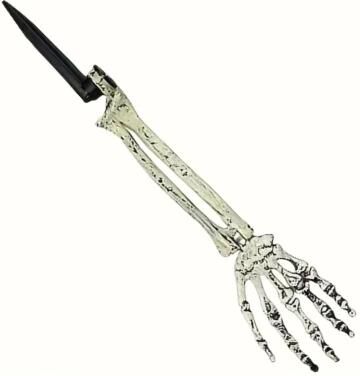 Uplifted Finds Halloween Ground Stake Skeleton Bone Set With Skull Head & Hands 1pc Hand