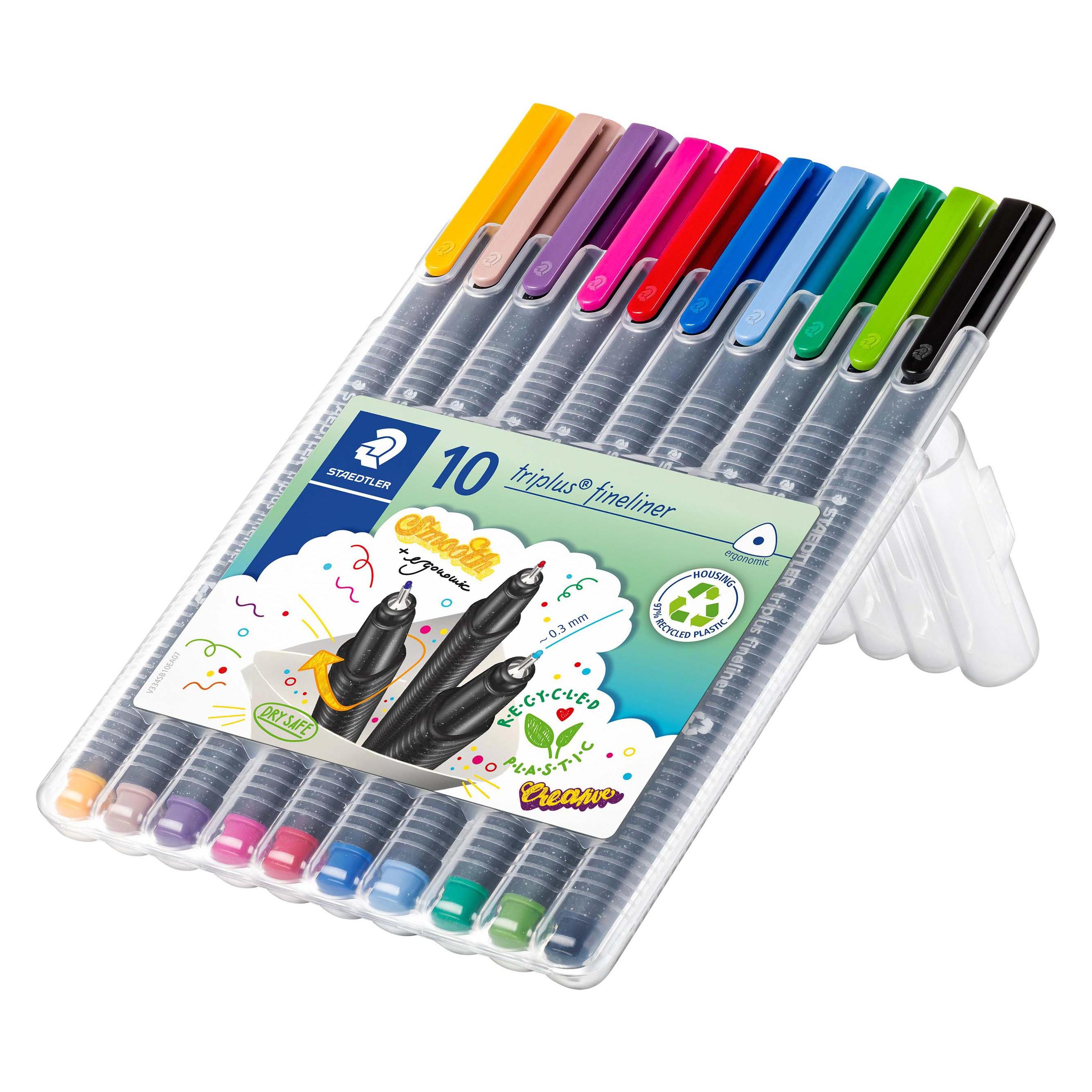 Staedtler Fasermaler tripluscolor 323 (10x) (323 SB10)