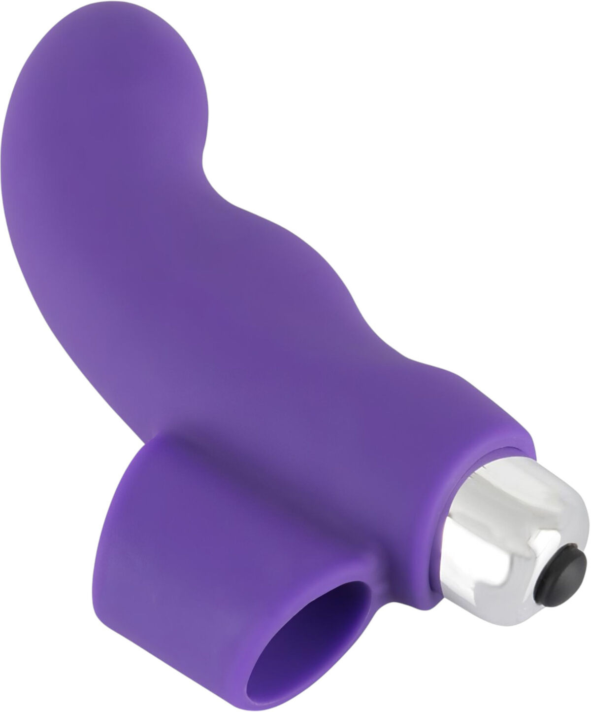 Sweet Smile SMILE Wave Silicone Finger Vibrator (Purple)