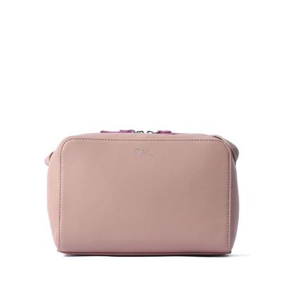 Umhängetasche VARGU "Estem 1", Damen, Gr. B/H/T: 24cm x 17cm x 8cm onesize, orange (peach), Leder, Taschen Umhängetasche, LGW zertifiziertes Leder