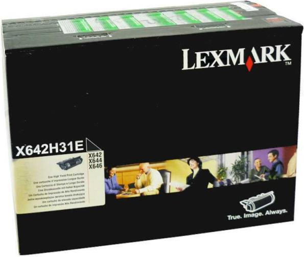 Lexmark X642H31E Corporate High Yield 21K Toner Cartridge - Zwart