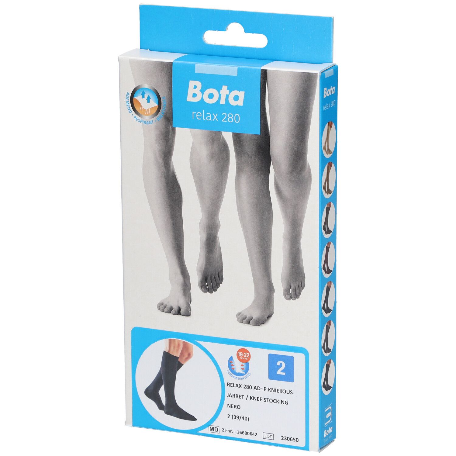 Bota Relax 280 Korte Kous Zwrt N2 1 St Strümpfe