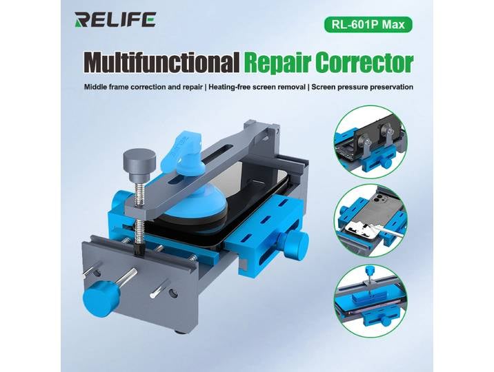 RELIFE RL-601P Max Correcteur de cadre multifonctionnel pour réparation, Outils de réparation multifonctionnels pour la préservation de la pression de l'écran