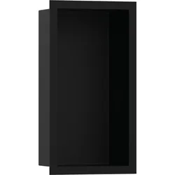 hansgrohe XtraStoris Individual Wandnische Mattschwarz mit Designrahmen 300x150x100 mm, 56095670, Farbe: Mattschwarz