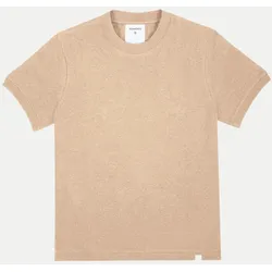 T-Shirt aus meliertem Baumwolljersey Beige L