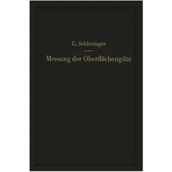 Messung der Oberflächengüte, Fachbücher von Georg Schlesinger