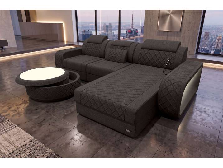 Ecksofa Berlin L Form Stoffsofa