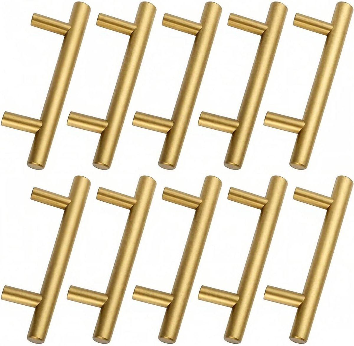 Gouden Deurklink Set - Kastgrepen voor Meubels - 64mm - Goud