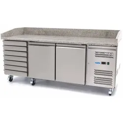 Professionelle Pizza Kühlschrank - 202 cm - 2 Türen - Maxima. Maxima
