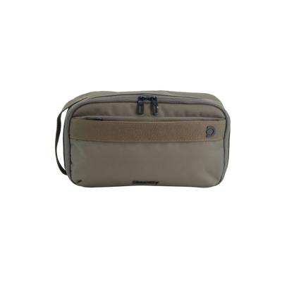 Umhängetasche DISCOVERY "Downtown", Damen, Gr. B/H/T: 28cm x 18,5cm x 9cm, braun (khaki), Kunstfaser, unifarben, Taschen Umhängetasche, Discovery Sling Bag aus RPET Polyester
