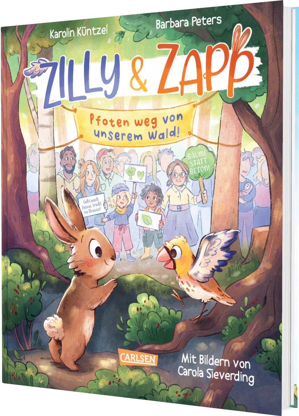 Barbara Peters - Zilly und Zapp: Pfoten weg von unserem Wald! Ein Vorlesebuch über Klimaschutz und Aktivismus für Kinder ab 5 Jahren - Preis vom 09.10.2026 07:28:09 h