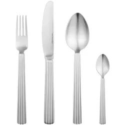 Georg Jensen 4 kuverter - Rustfrit stål - Mat, Besteck, Silber